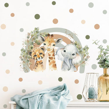 African Animal Wall Sticker for Boho Nursery - Casatrail.com